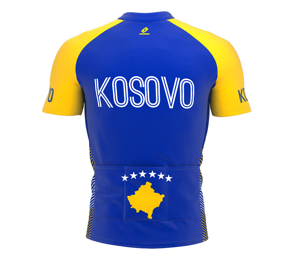 Kosovo  Full Zipper Bike Short Sleeve Cycling Jersey