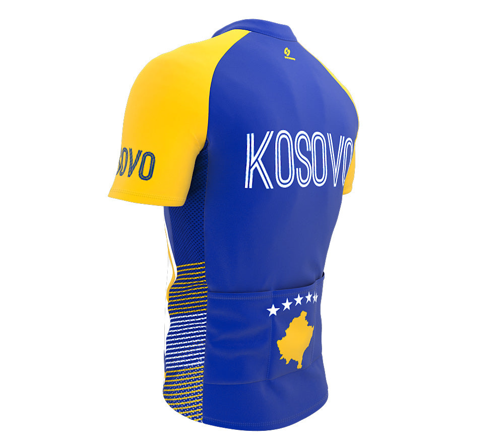 Kosovo  Full Zipper Bike Short Sleeve Cycling Jersey