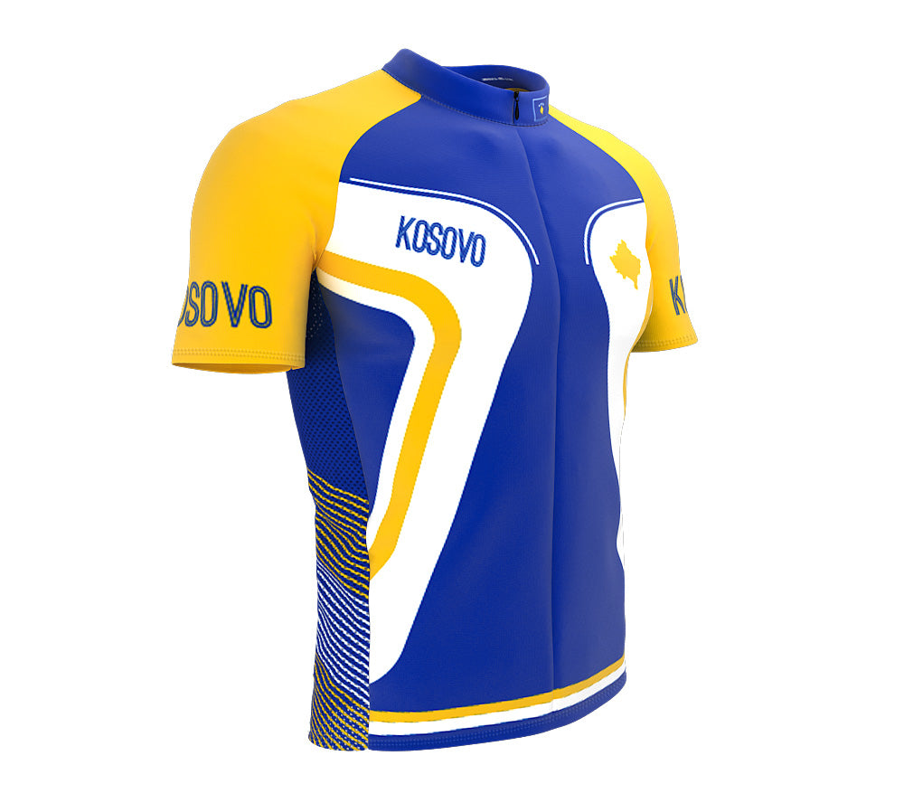 Kosovo  Full Zipper Bike Short Sleeve Cycling Jersey