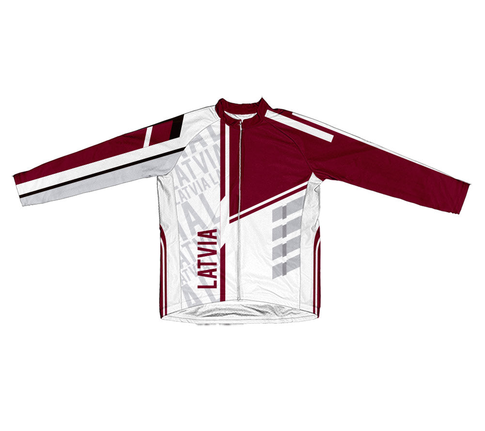 Latvia ScudoPro Cycling Jersey Long Sleeve
