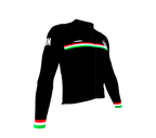 ScudoPro Pro Thermal Long Sleeve Cycling Jersey Country CODE Lebanon Black | Men and Women