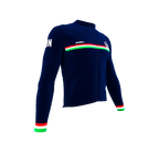 ScudoPro Pro Thermal Long Sleeve Cycling Jersey Country CODE Lebanon Blue | Men and Women