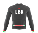 ScudoPro Pro Thermal Long Sleeve Cycling Jersey Country CODE Lebanon Gray | Men and Women