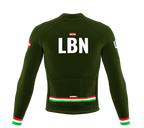 ScudoPro Pro Thermal Long Sleeve Cycling Jersey Country CODE Lebanon Green | Men and Women