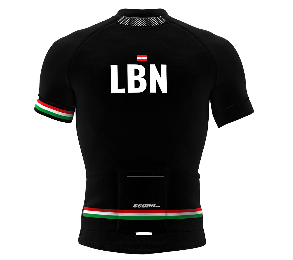 Lebanon Black CODE Short Sleeve Cycling PRO Jersey for Men and Women