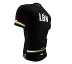 Lebanon Black CODE Short Sleeve Cycling PRO Jersey for Men and Women