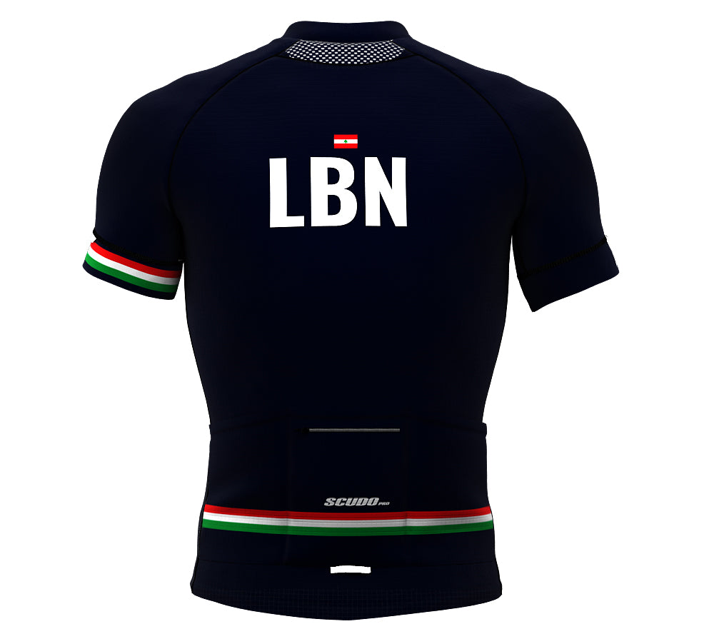 Lebanon Blue CODE Short Sleeve Cycling PRO Jersey for Men and Women