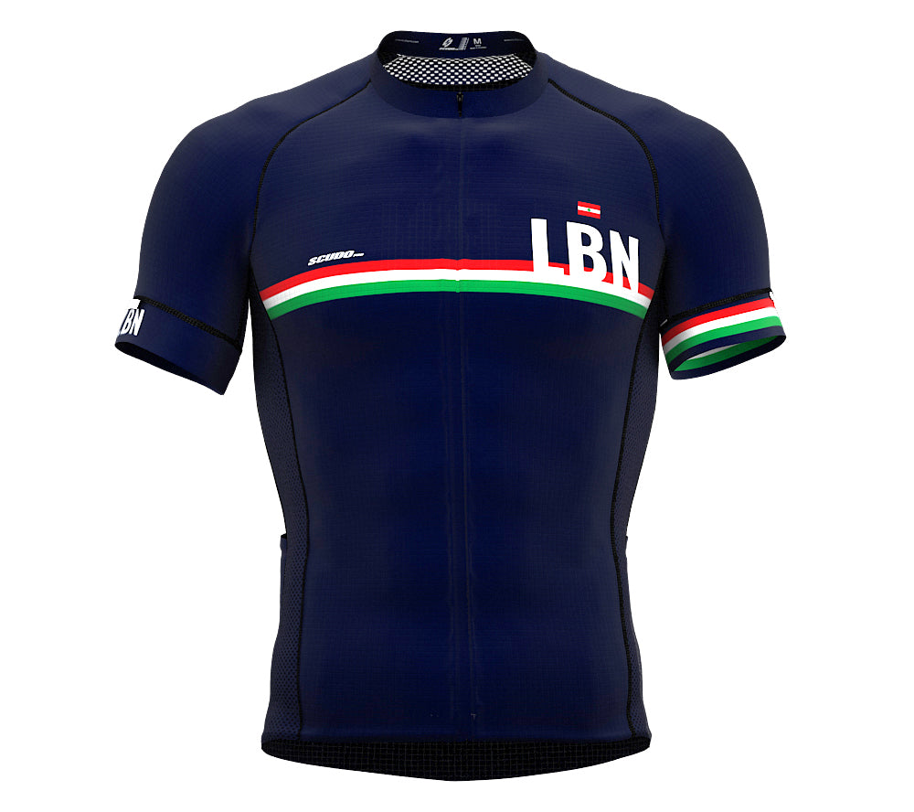 Lebanon Blue CODE Short Sleeve Cycling PRO Jersey for Men and WomenLebanon Blue CODE Short Sleeve Cycling PRO Jersey for Men and Women