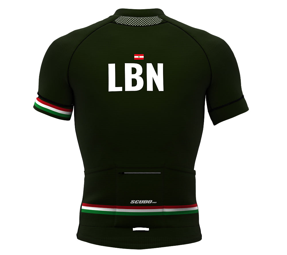 Lebanon Green CODE Short Sleeve Cycling PRO Jersey for Men and Women