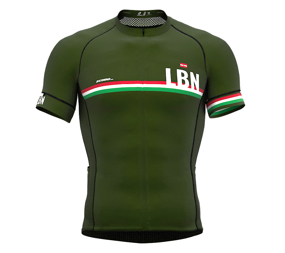 Lebanon Green CODE Short Sleeve Cycling PRO Jersey for Men and WomenLebanon Green CODE Short Sleeve Cycling PRO Jersey for Men and Women