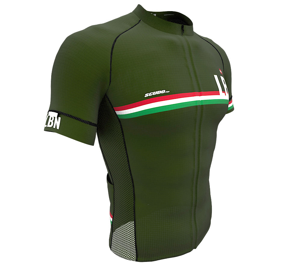 Lebanon Green CODE Short Sleeve Cycling PRO Jersey for Men and Women