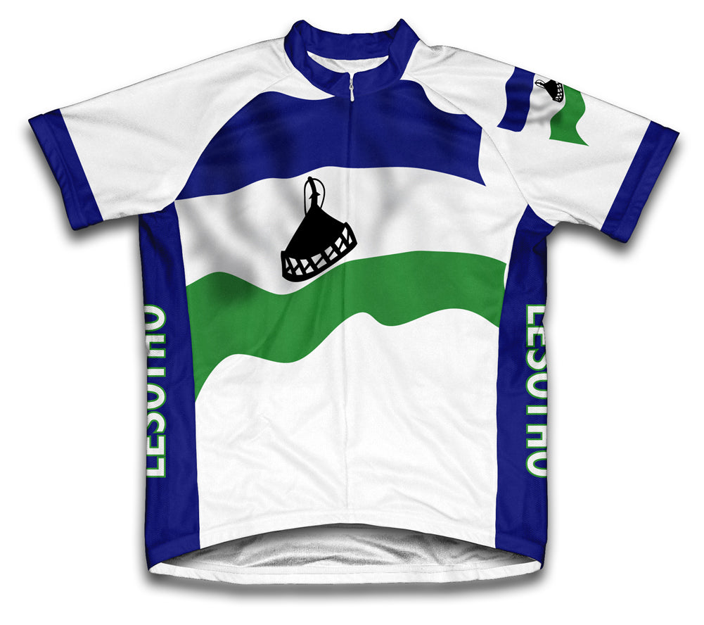 Lesotho Flag Cycling Jersey for Men and Women