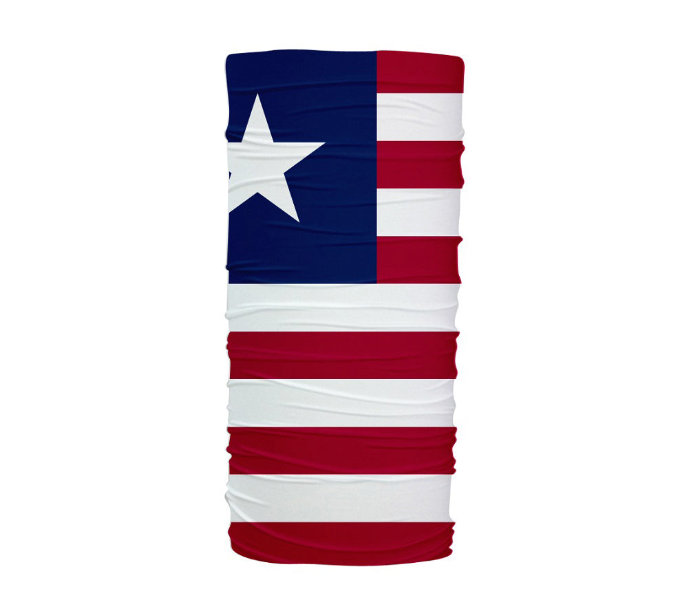Liberia Flag Multifunctional UV Protection Headband
