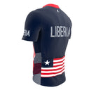 Liberia  Full Zipper Bike Short Sleeve Cycling Jersey
