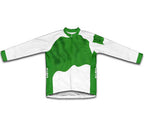Libya Flag Winter Thermal Cycling Jersey