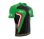 Libya  Full Zipper Bike Short Sleeve Cycling Jersey