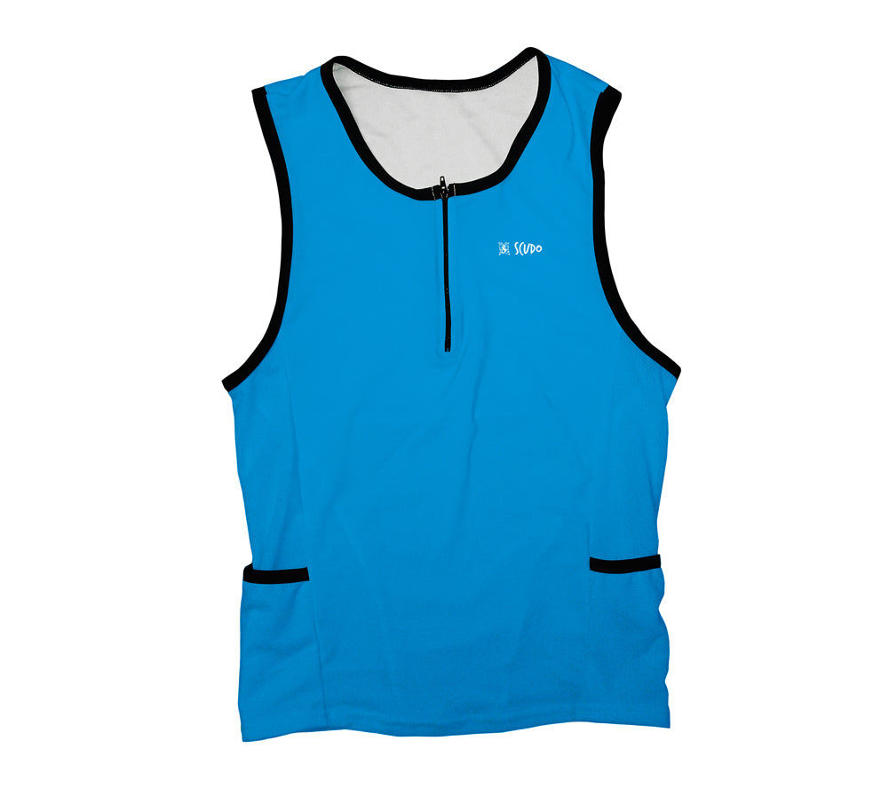 Light Blue Triathlon Top