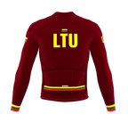 ScudoPro Pro Thermal Long Sleeve Cycling Jersey Country CODE Lithuania Vine | Men and Women