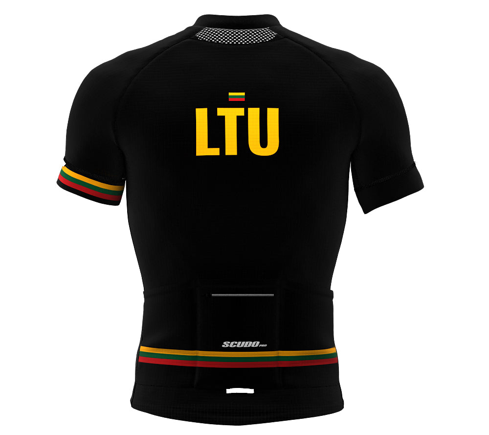 Lithuania Black CODE Short Sleeve Cycling PRO Jersey for Men and Women