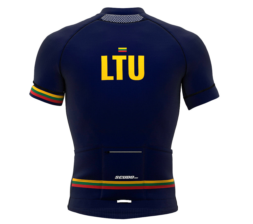 Lithuania Blue CODE Short Sleeve Cycling PRO Jersey for Men and Women