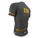 Lithuania Gray CODE Short Sleeve Cycling PRO Jersey for Men and Women