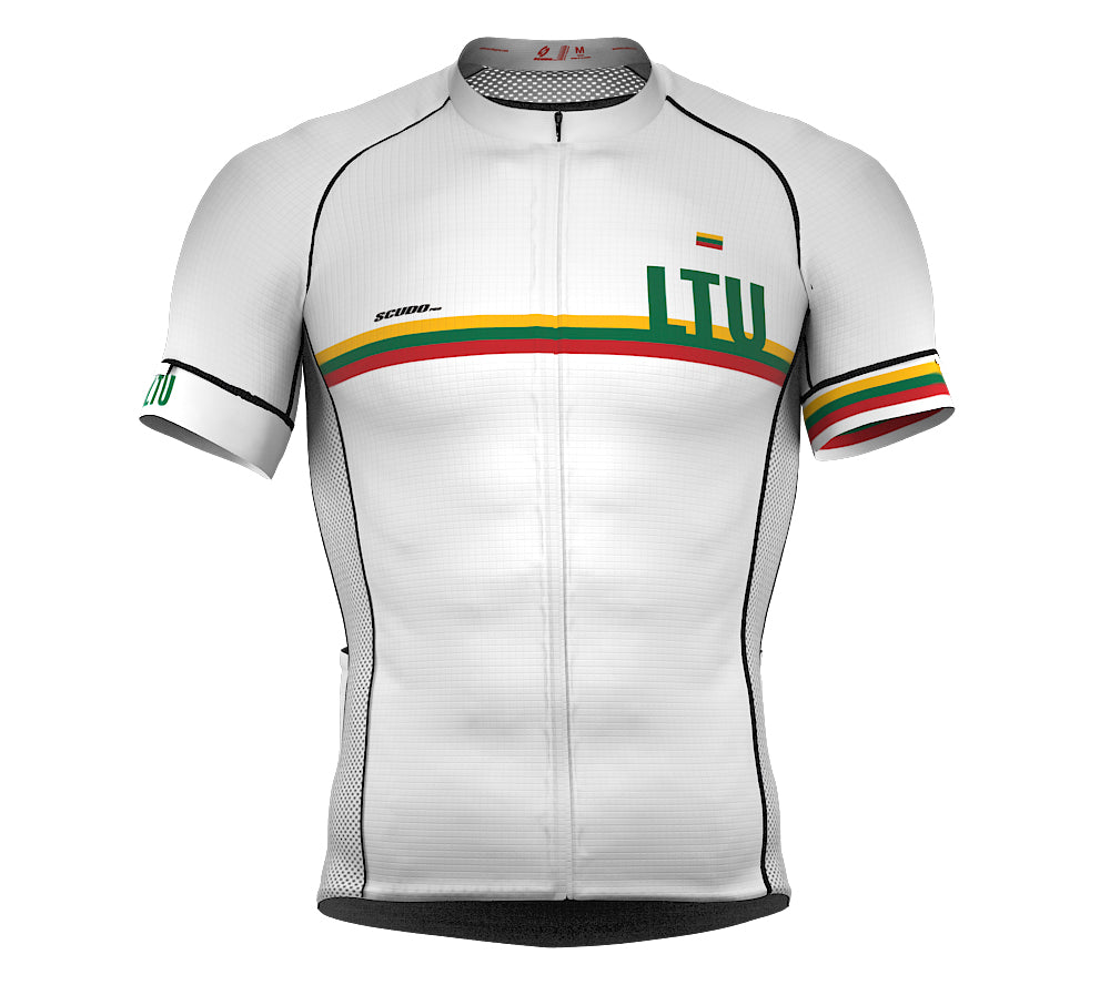 Lithuania White CODE Short Sleeve Cycling PRO Jersey for Men and WomenLithuania White CODE Short Sleeve Cycling PRO Jersey for Men and Women
