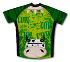 Little Cow Short Sleeve Cycling Jersey for Men and Women