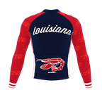 ScudoPro Pro Thermal Long Sleeve Cycling Jersey Louisiana USA state Icon landmark identity  | Men and Women