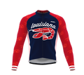 ScudoPro Pro Thermal Long Sleeve Cycling Jersey Louisiana USA state Icon landmark identity  | Men and Women