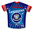 Louisiana Short Sleeve Cycling Jersey for Men and Women