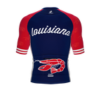 ScudoPro Pro-Elite Short Sleeve Cycling Jersey Luisiana USA State Icon landmark symbol identity  | Men and Women