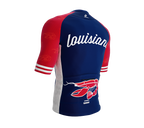 ScudoPro Pro-Elite Short Sleeve Cycling Jersey Luisiana USA State Icon landmark symbol identity  | Men and Women