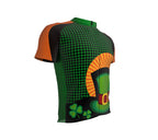 St. Patrick's Day Lucky Hat Short Sleeve Cycling Jersey for Men and Women