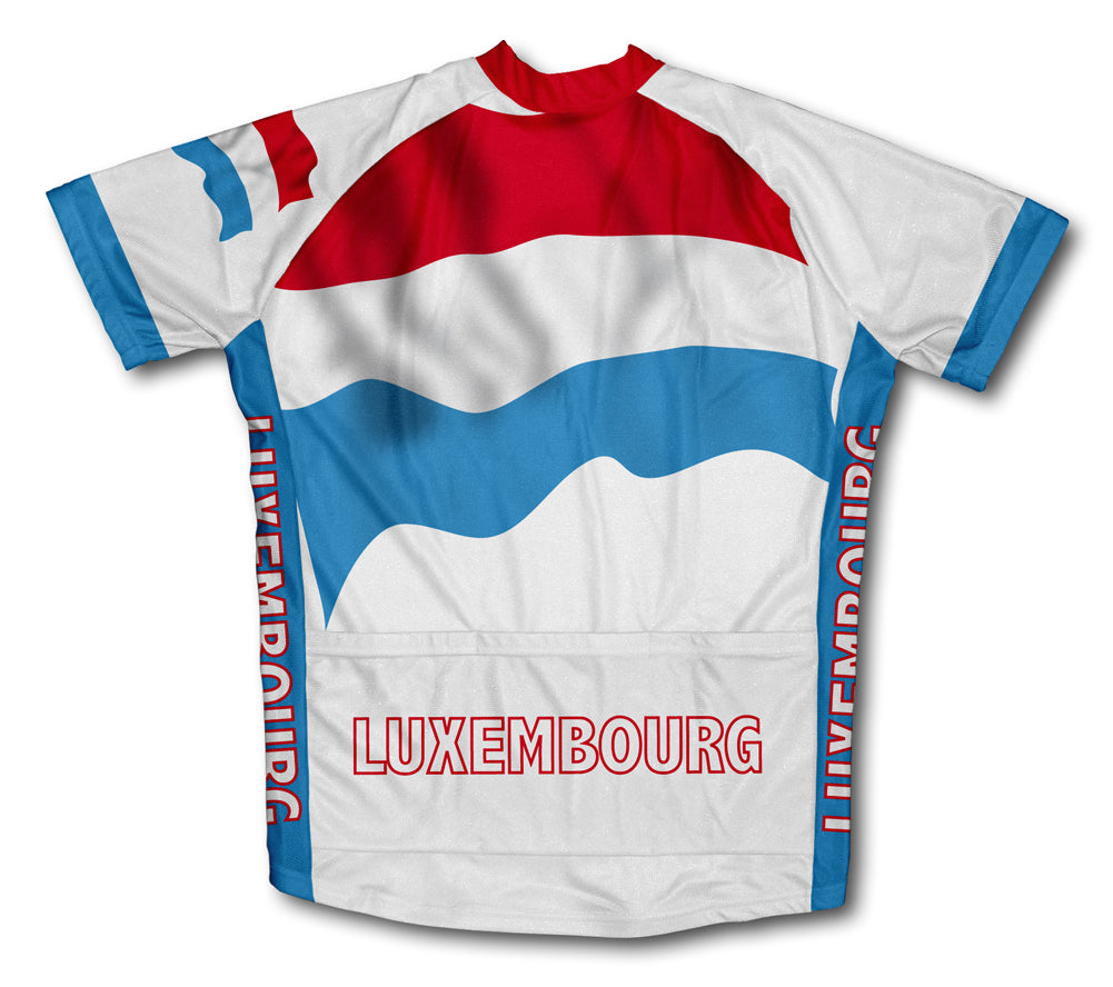 Luxembourg Flag Cycling Jersey for Men and Women
