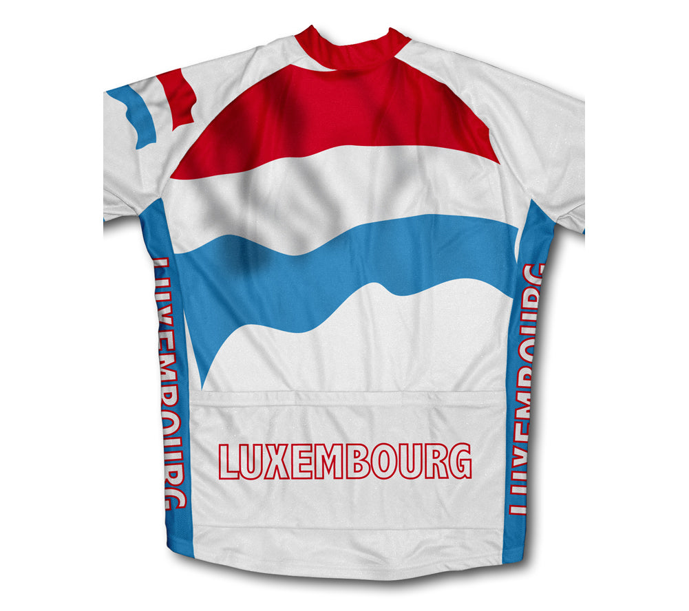 Luxembourg Flag Cycling Jersey for Men and Women