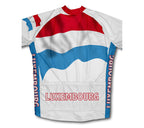 Luxembourg Flag Winter Thermal Cycling Jersey