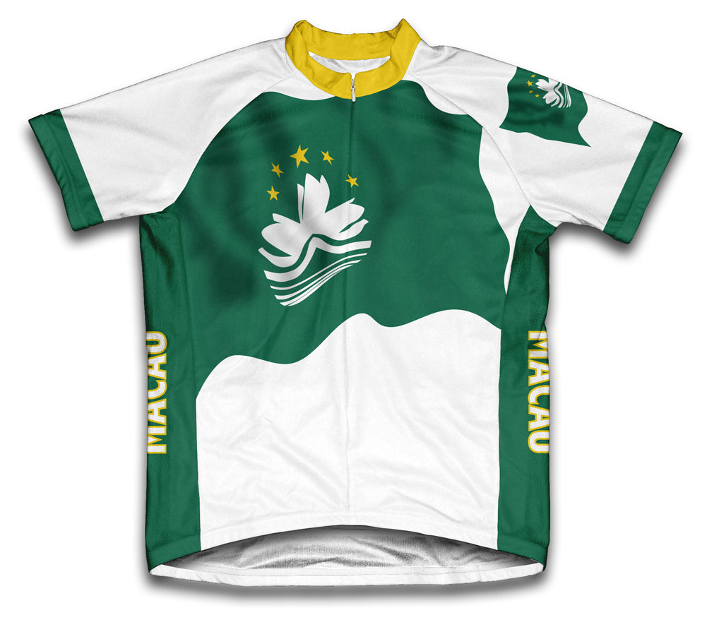 Macau Flag Cycling Jersey for Men and Women