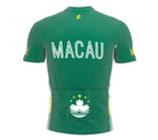 Macau  Full Zipper Bike Short Sleeve Cycling Jersey