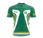Macau  Full Zipper Bike Short Sleeve Cycling Jersey