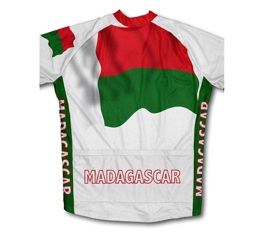 Madagascar Flag Cycling Jersey for Men and Women
