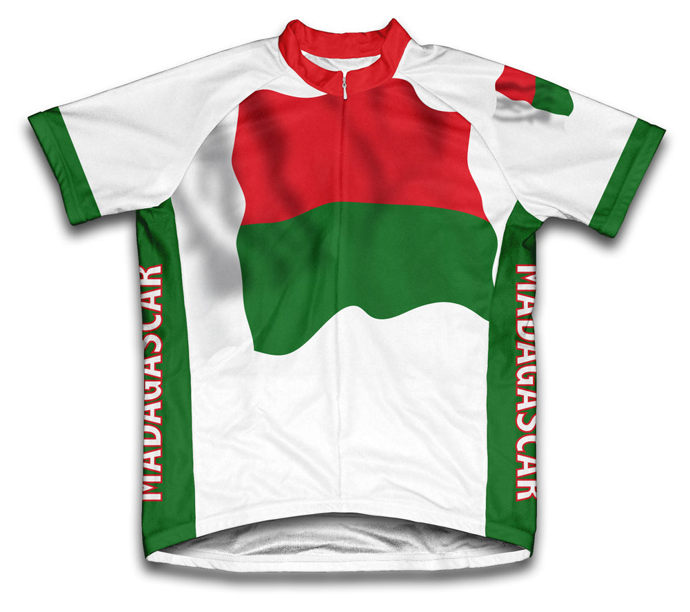 Madagascar Flag Cycling Jersey for Men and Women