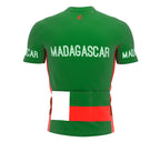 Madagascar  Full Zipper Bike Short Sleeve Cycling Jersey