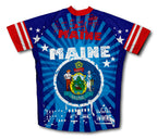 Maine Short Sleeve Cycling Jersey for Men and Women