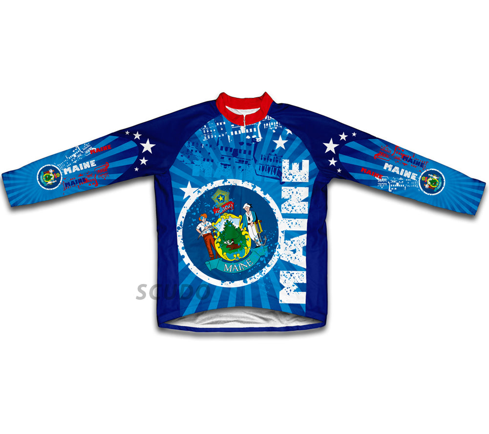 Maine Winter Thermal Cycling Jersey