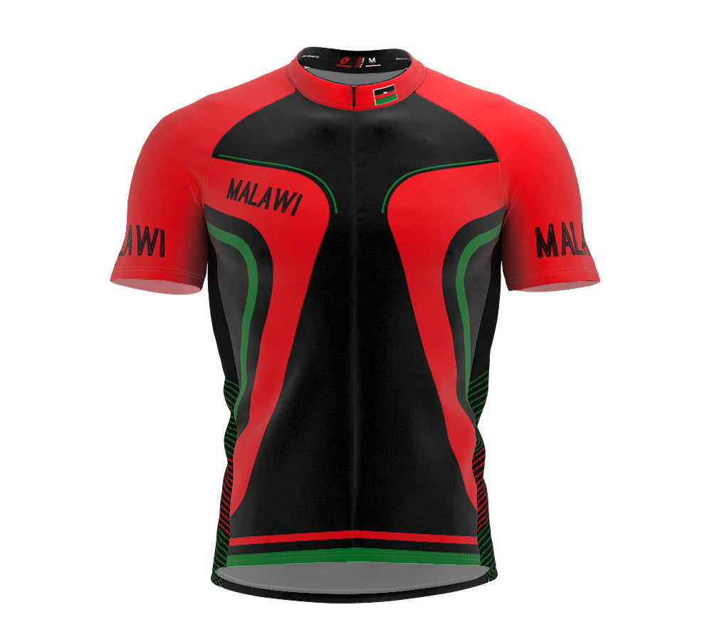 Malawi  Full Zipper Bike Short Sleeve Cycling Jersey