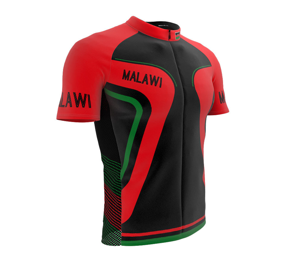 Malawi  Full Zipper Bike Short Sleeve Cycling Jersey