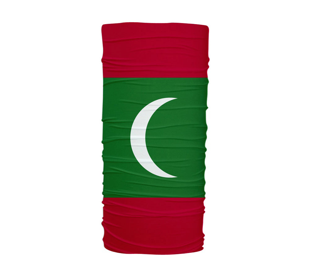Maldives Flag Multifunctional UV Protection Headband
