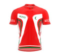 Maldives  Full Zipper Bike Short Sleeve Cycling Jersey