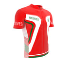 Maldives  Full Zipper Bike Short Sleeve Cycling Jersey