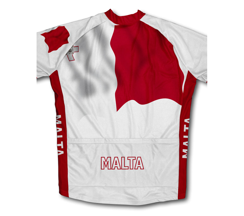 Malta Flag Winter Thermal Cycling Jersey